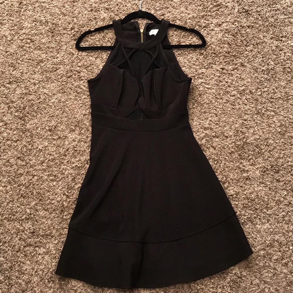 Black short dress
